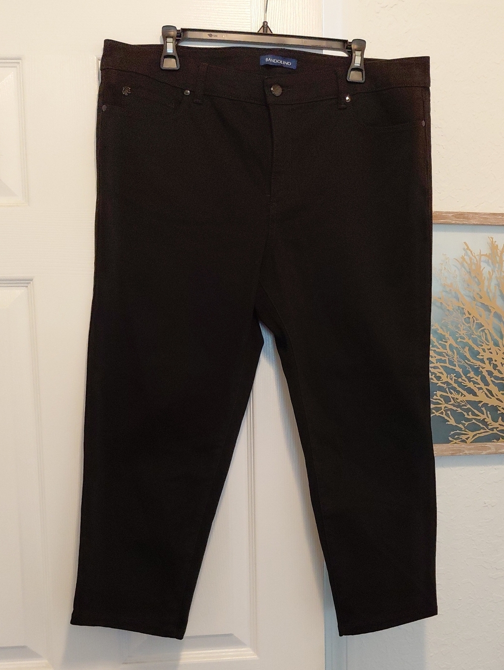 Bandolino Black Cropped Ankle Jeans